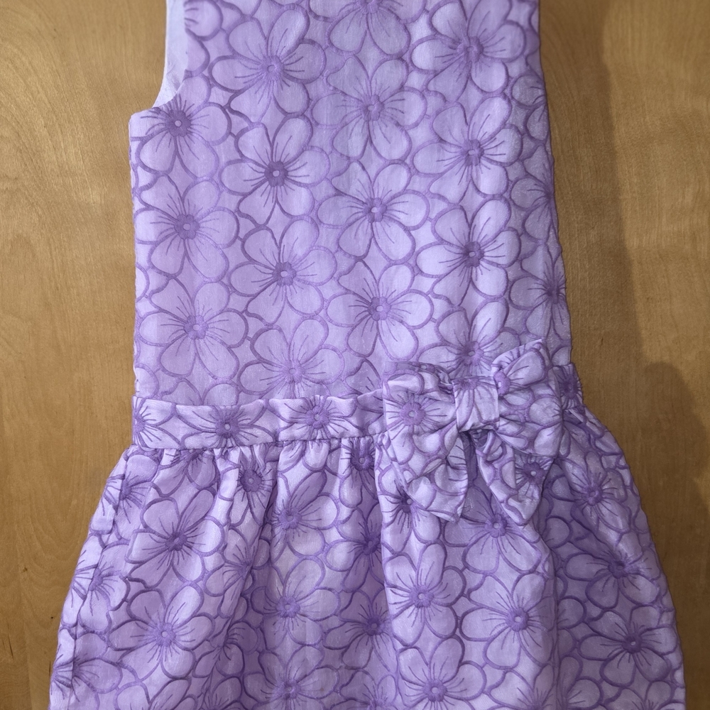 🆕️Gymboree Lavender Dress w/ Floral Design🔷️